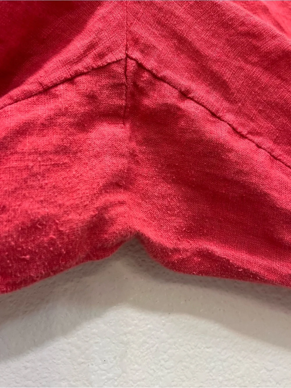 J.Jill 100% Linen Wide Leg Crop Pants Eyelet Elastic Waist XL Lagenlook Beachy